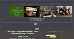 Desktop Screenshot of americanartistsprofessionalleague.org